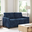 vidaXL Kanapé Sötétkék 156 x 81 x 87,5 cm Poliészter