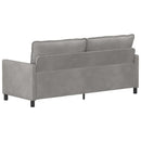 vidaXL Kanapé Világosszürke 196 x 81 x 87,5 cm Bársony