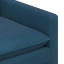 vidaXL Kanapé Kék 196 x 81 x 87,5 cm Bársony