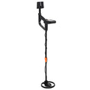 vidaXL Fémkereső LCD kijelzővel 3 modell 19 cm tekercs Fekete