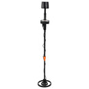 vidaXL Fémkereső LCD kijelzővel 3 modell 19 cm tekercs Fekete