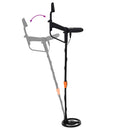 vidaXL Fémkereső LCD kijelzővel 3 modell 19 cm tekercs Fekete