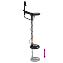 vidaXL Fémkereső LCD kijelzővel 3 modell 19 cm tekercs Fekete
