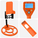 vidaXL Fémkereső LCD kijelzővel, 2 modell, 19 cm tekercs Sárga
