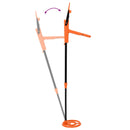 vidaXL Fémkereső LCD kijelzővel, 2 modell, 19 cm tekercs Sárga