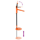 vidaXL Fémkereső LCD kijelzővel, 2 modell, 19 cm tekercs Sárga
