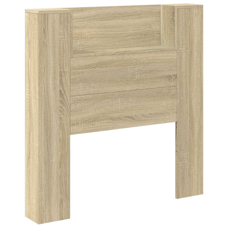 vidaXL Fejtámla polcokkal Sonoma tölgy 100 x 16,5 x 103,5 cm Faanyag