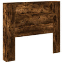 vidaXL Fejtámla polcokkal Füstölt tölgy 120 x 16,5 x 103,5 cm Faanyag
