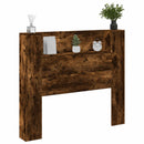 vidaXL Fejtámla polcokkal Füstölt tölgy 120 x 16,5 x 103,5 cm Faanyag