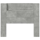 vidaXL Fejtámla polcokkal Beton Szürke 120 x 16,5 x 103,5 cm Faanyag
