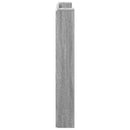 vidaXL Fejtámla polcokkal Szürke Sonoma 120 x 16,5 x 103,5 cm Faanyag