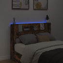 vidaXL Fejtámla polcokkal Füstölt tölgy 140 x 16,5 x 103,5 cm Faanyag