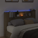 vidaXL Fejtámla polcokkal Sonoma tölgy 160 x 16,5 x 103,5 cm Faanyag