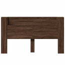 vidaXL Fejtámla polcokkal Barna Tölgy 180 x 16,5 x 103,5 cm Faanyag