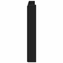 vidaXL Fejtámla LED -es lámpákkal Fekete 180 x 16,5 x 103,5 cm Faanyag