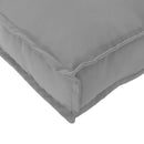 vidaXL Kanapé Szett párnával Szürke 133 x 92 x 69 cm Tömör Akácfa