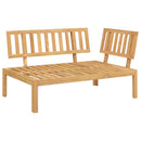 vidaXL Kanapé Szett párnával Szürke 133 x 92 x 69 cm Tömör Akácfa