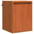 vidaXL Fali Szekrény 2 pcs Faggyú barna 30 x 30 x 40 cm Tömör fenyőfa