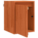 vidaXL Fali Szekrény 2 pcs Faggyú barna 30 x 30 x 40 cm Tömör fenyőfa