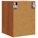 vidaXL Fali Szekrény 2 pcs Faggyú barna 30 x 30 x 40 cm Tömör fenyőfa