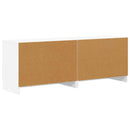 vidaXL Tároló szekrény loft ágyhoz 2 db Fehér 66 x 35 x 48 cm