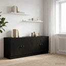 vidaXL Tároló szekrény loft ágyhoz 2 db Fekete Tölgy 66 x 35 x 48 cm