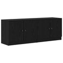 vidaXL Tároló szekrény loft ágyhoz 2 db Fekete Tölgy 66 x 35 x 48 cm