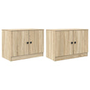 vidaXL Tároló szekrény loft ágyhoz 2 db Sonoma Tölgy 66 x 35 x 48 cm