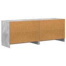 vidaXL Tároló szekrény loft ágyhoz 2 db Betonszürke 66 x 35 x 48 cm