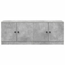 vidaXL Tároló szekrény loft ágyhoz 2 db Betonszürke 66 x 35 x 48 cm