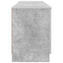 vidaXL Tároló szekrény loft ágyhoz 2 db Betonszürke 66 x 35 x 48 cm