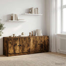 vidaXL Ágyat tartó szekrény 2 pcs Füstölt Tölgy 66 x 35 x 48 cm
