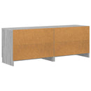 vidaXL Tároló szekrény loft ágyhoz 2 db Szürke Sonoma 66 x 35 x 48 cm
