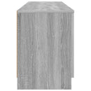 vidaXL Tároló szekrény loft ágyhoz 2 db Szürke Sonoma 66 x 35 x 48 cm