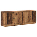 vidaXL Tároló szekrény loft ágyhoz 2 db Antik Fa 66 x 35 x 48 cm