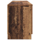 vidaXL Tároló szekrény loft ágyhoz 2 db Antik Fa 66 x 35 x 48 cm