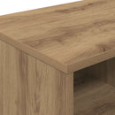vidaXL Tároló szekrény loft ágyhoz 2 db Kézműves Tölgy 66 x 35 x 48 cm