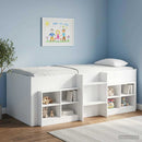 vidaXL Ágyat tartó szekrény 2 db Fehér 66 x 33 x 48 cm Szerelt Fa