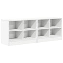 vidaXL Ágyat tartó szekrény 2 db Fehér 66 x 33 x 48 cm Szerelt Fa