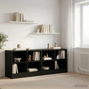 vidaXL Ágyat tartó szekrény 2 db Fekete Tölgy 66 x 33 x 48 cm