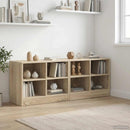 vidaXL Ágyat tartó szekrény 2 db Sonoma Tölgy 66 x 33 x 48 cm