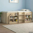 vidaXL Ágyat tartó szekrény 2 db Sonoma Tölgy 66 x 33 x 48 cm