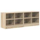 vidaXL Ágyat tartó szekrény 2 db Sonoma Tölgy 66 x 33 x 48 cm