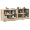 vidaXL Ágyat tartó szekrény 2 db Sonoma Tölgy 66 x 33 x 48 cm
