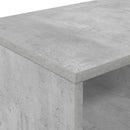 vidaXL Ágyat tartó szekrény polcokkal 2 db Betonszürke 66 x 33 x 48 cm