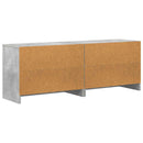 vidaXL Ágyat tartó szekrény polcokkal 2 db Betonszürke 66 x 33 x 48 cm