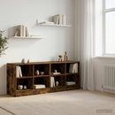 vidaXL Ágyat tartó szekrény 2 db Füstös Tölgy 66 x 33 x 48 cm