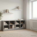 vidaXL Ágyat tartó szekrény 2 db Szürke Sonoma 66 x 33 x 48 cm