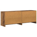 vidaXL Ágyat tartó szekrény 2 pcs Antik Fa 66 x 33 x 48 cm Szerelt Fa
