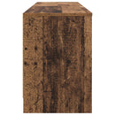 vidaXL Ágyat tartó szekrény 2 pcs Antik Fa 66 x 33 x 48 cm Szerelt Fa
